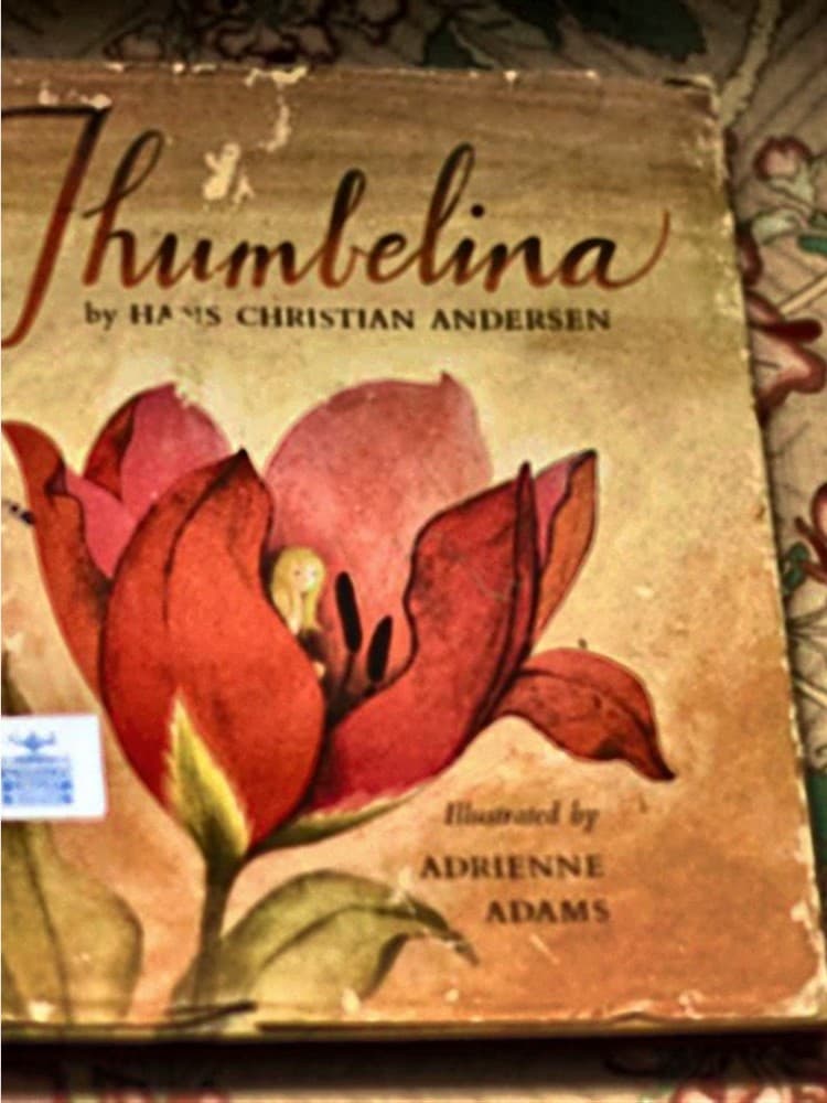 Before and after quick restoration of a children's book cover